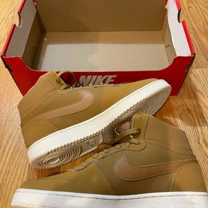 Nike Air Force Mid Wheat Bleat Shoes Women 8.5